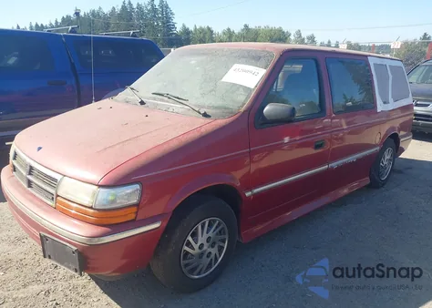 1993 Dodge Grand Caravan Se из США, поврежденный, VIN 1B4GH44R2PX641611